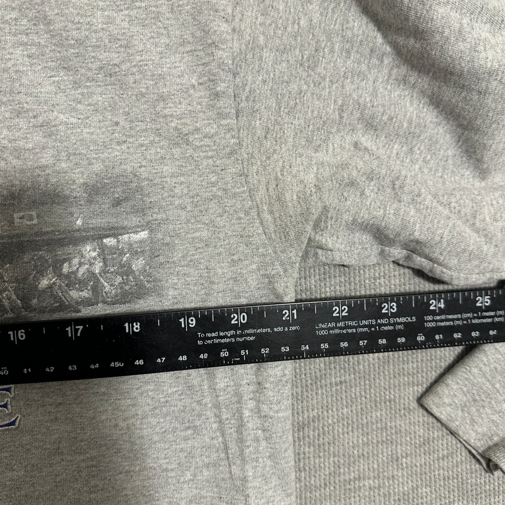 Motorcycle An American Tradition USA Flag Graphic Long Sleeve Gray Mens Large - Picture 5 of 8